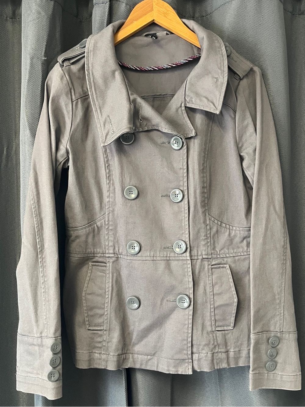 Divided H&M Women’s Gray Pea Coat